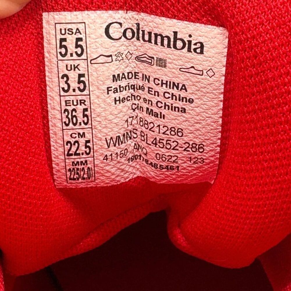 Columbia Newton Womens Waterproof Hiking Boots Size 5.5 - Picture 8 of 8